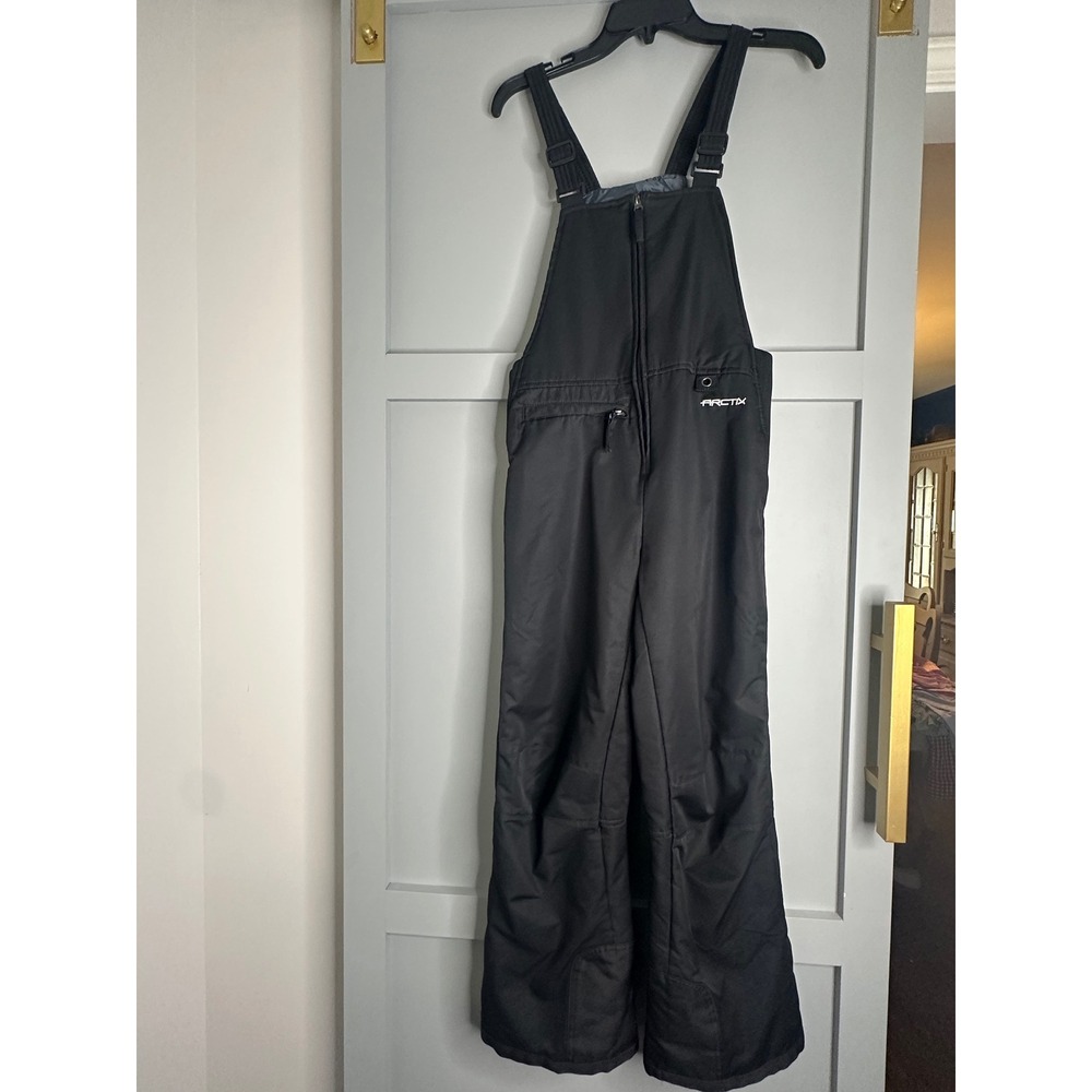 Arctix Youth Snow Bibs Black Insulated Winter Overalls Size Large L/G